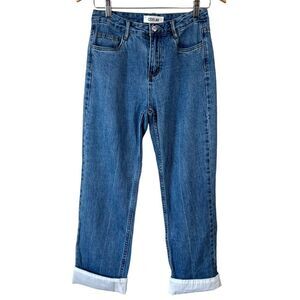 Cedelar Paris Juny White Cuffed Ankle Jeans